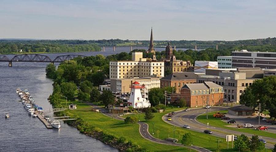 Fredericton cityscape
